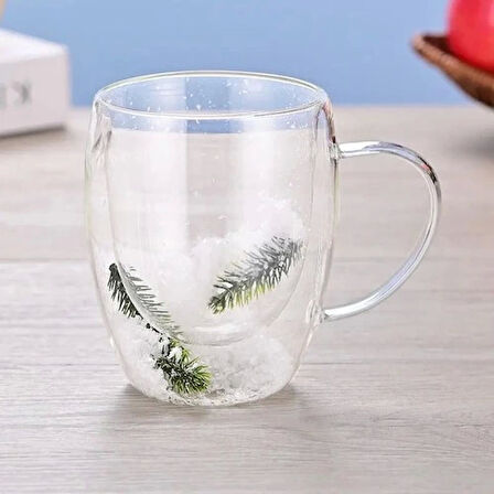 Pamhome Çift Cidarlı Çam Bardak