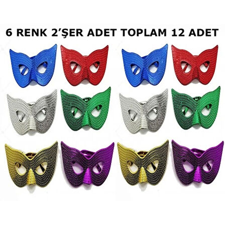 Retro Maskeli Balo Parti Gözlüğü