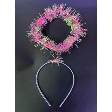 Pembe Metalize Melek Hare Taç