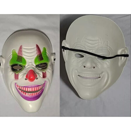 Psikopat Palyaço Temalı Joker Maskesi