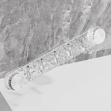 S'82 Vantuzlu Askılık Şeffaf Plastik Banyo Mutfak Duvar Askısı