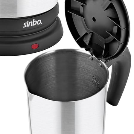 Sinbo Araç İçi Kettle Paslanmaz Çelik