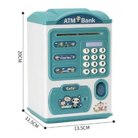 Parmak İzi ve Şifreli Elektronik ATM Kumbara