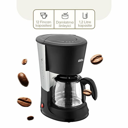 Sinbo 2'si 1 Arada Filtre Kahve Ve Çay Demleme Makinesi