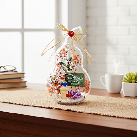 Mini Armut Teraryum - Öğretmenler Günü Hediyesi