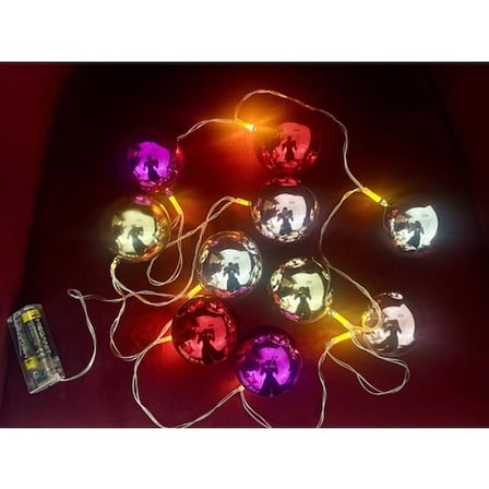 2 Metre 10 Led Pilli 2 Kademeli Parlak Top Led