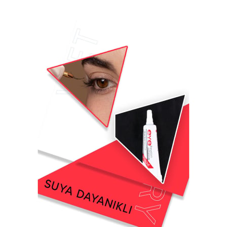 Su Geçirmez Kirpik Yapıştırıcısı Glue Siyah Renk