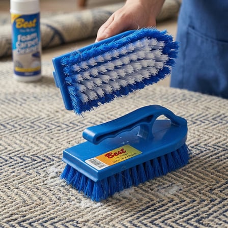 S'82 Halı ve Yüzey Fırçası Mavi Ergonomik Saplı
