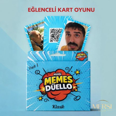 Mini Memes Düello Klasik Deste  Kart Oyunu Eğlenceli Party Oyunu  Ürün Açıklaması:
