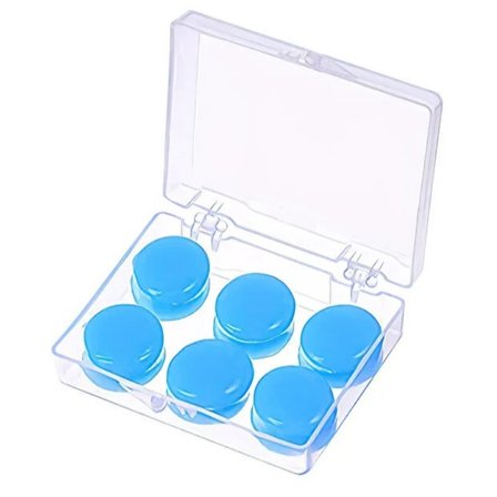 Silikon Kulak Tıkacı - 6'lı Özel Kutulu - Su Geçirmez ve Gürültü Önleyici