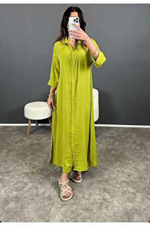 Rahat kalıp gömlek elbise