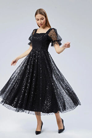  Kadın Abiye Ve Mezuniyet Elbise Kalp Yaka Inci Boncuklu Abiye Elbise