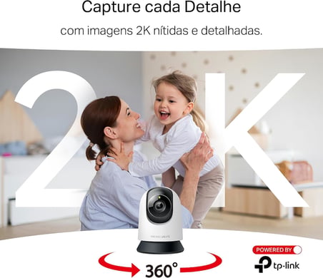 Mercusys MC210 | 2K 3MP Güvenlik Wi-Fi Kamerası | 360° Görüş | Gece Görüşü | Akıllı Hareket &amp; Kişi Algılama | Çift Yönlü Ses | microSD &amp; Bulut Depolama | SmartThings, Alexa, Google Assistant Uyumlu