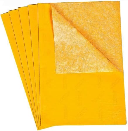 Sarı Karbon Kağıdı A4 5 Adet 21x29,7 cm Kopya Kağıdı Transfer Kağıdı Renkli Karbon Kağıdı