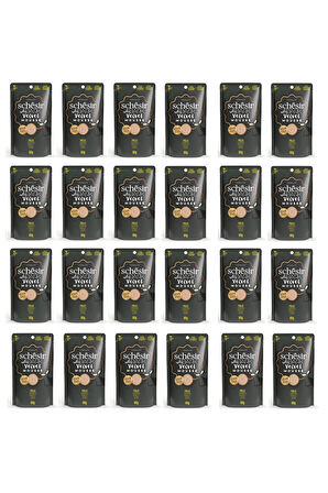 Schesir After Dark Tavuklu Pouch Mousse Kedi Yaş Mama 80 Gr. X 24 Adet