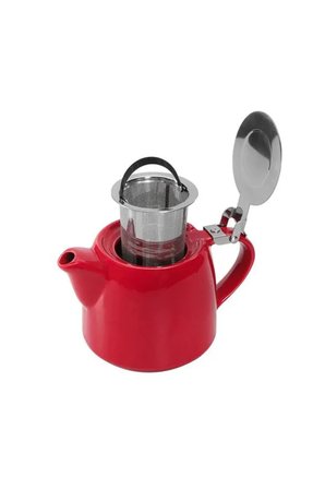 Porland Chai Kırmızı Süzgeçli Demlik 600cc