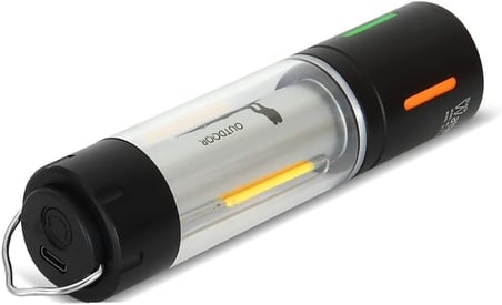 WATTON WT-736 LED Şarjlı Kamp Lambası, Ortam ve Odak Aydınlatma, Kamp Avcılık Acil Durum El Feneri