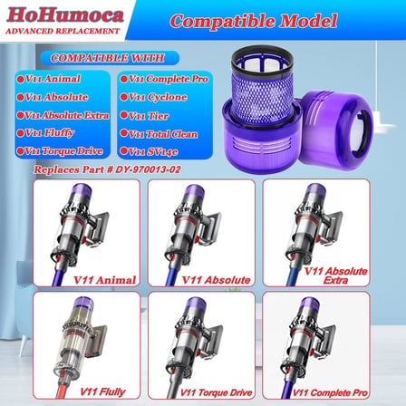 Dy-son V11 SV14 serisi elektrikli süpürge için yıkanabilir yedek filtre, yedek HEPA posta motor filtresi Dy-son V11 Cyclone Hayvan Absolute Total Clean SV14, DY#970013-02 ile uyumlu