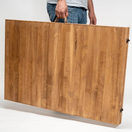 pratikoutdoor Katlanır Kamp, Piknik ve Bahçe Masası 75x228 cm - Ceviz Renk