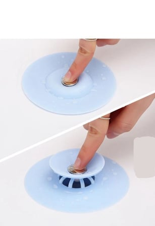 Silikon Lavabo Tıpası Banyo Küvet Süzgeci Gider Tıkanma Koku Önleyici Süzgeç Tıpa