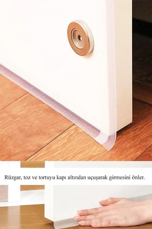 5 Metre Kapı Altı Bandı Pencere Rüzgar Önleyici Soğuk Kesici Toz Böcek Geçirmez İzolasyon Bant Bantı