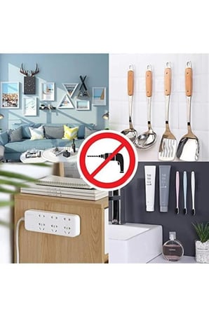 2 Metre Çift Taraflı Şeffaf Nano Bant Güçlü Yapıştırıcı Resim Kablo Sabitleme Bandı Halı Kaydırmaz