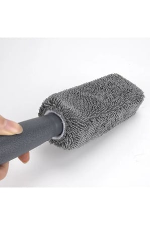 28 cm Mikrofiber Jant Temizleme Fırçası Yumuşak Çizmez Araba Motosiklet Lastik Yıkama Bakım Süngeri
