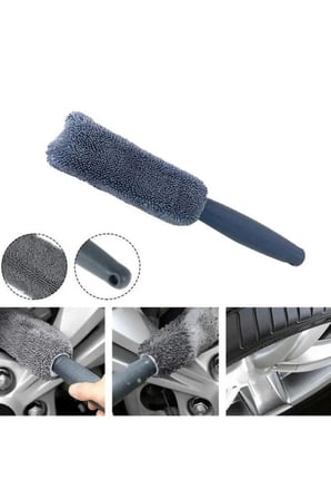 28 cm Mikrofiber Jant Temizleme Fırçası Yumuşak Çizmez Araba Motosiklet Lastik Yıkama Bakım Süngeri
