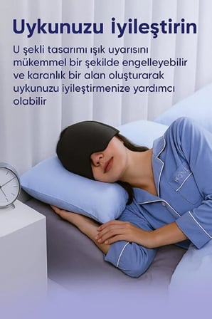 Jel Migren Kafa Beresi Baş Ağrısı Göz Şişlik Giderici Başlık Soğuk Sıcak Kompres Uyku Göz Bandı