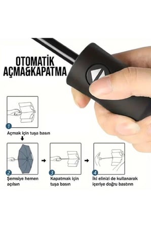 Bordo 8 Telli Şemsiye Unisex Rüzgara Dayanıklı Kırılmayan Erkek Kadın Tam Otomatik Şemsiye 98x58 cm