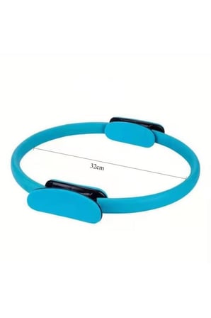 Pilates Çemberi Kaymaz Tutma Pedli Yoga Plates Egzersiz Halkası Ring İç Bacak Kalça Hareket Bandı