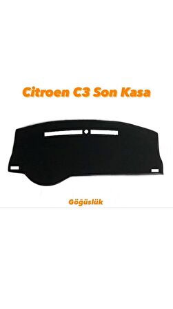 CİTROEN C3 SON KASA 3 BOYUTLU VİP DERİ TORPİDO KORUYUCU