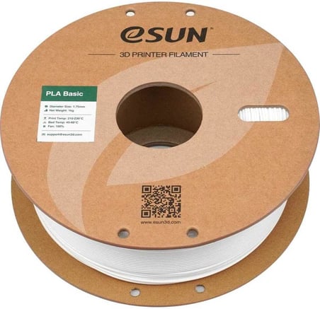 PLA Basic Beyaz Filament 1,75mm 1kg - bisiparisver, ESUN120