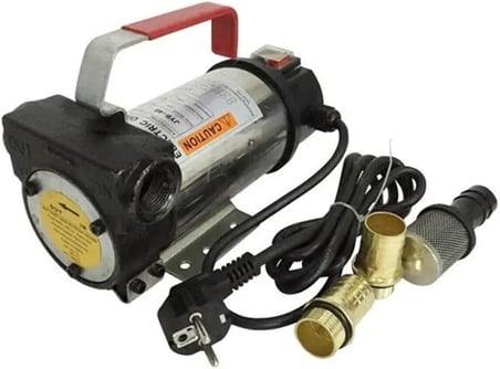 2 Elektrikli Kendinden Emişli Taşınabilir 220 Volt Yakıt Sıvı Süt Yağ Aktarma Mazot Pompası