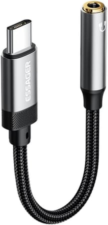 15CM Type C To 3.5mm Aux Kulaklık Ses Dönüştürücü Adaptör, Hifi Ses Destekli Aux Çevirici