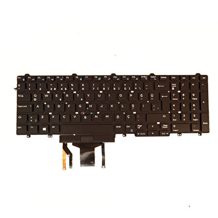Dell Precision 7710 7720 Notebook Klavye Işıklı