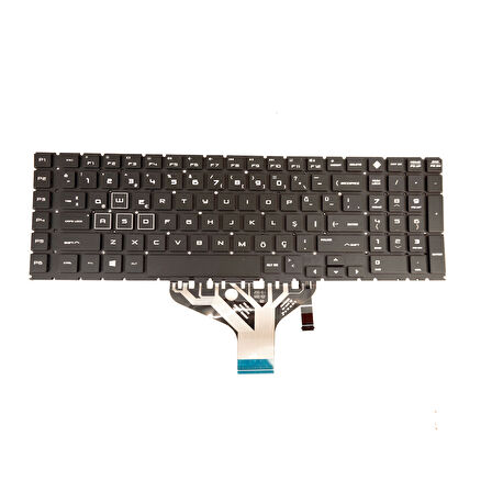 HP Omen 17-CB Notebook Klavye Işıklı RGB