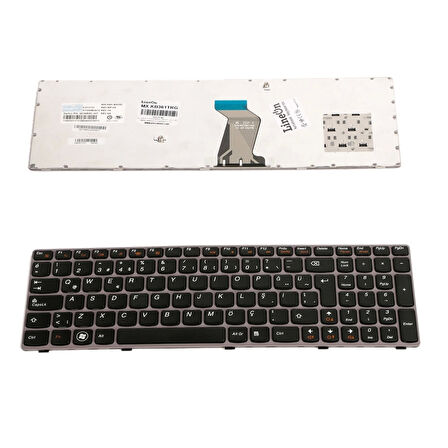 Lenovo Ideapad Y570 Y570A Y570D Türkçe Gri Çerçeveli