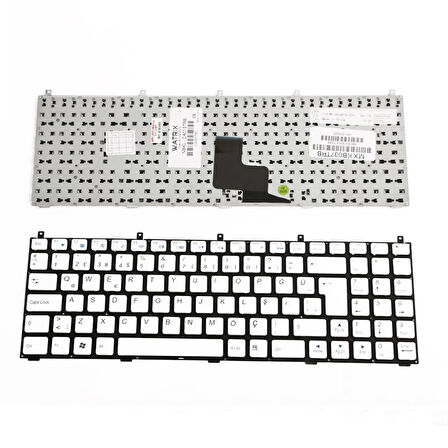 EXPER nc12e Laptop Klavye Beyaz Türkçe Beyaz