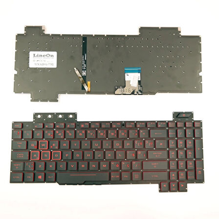 Asus TUF FX504G FX504GD Notebook Klavye Işıklı