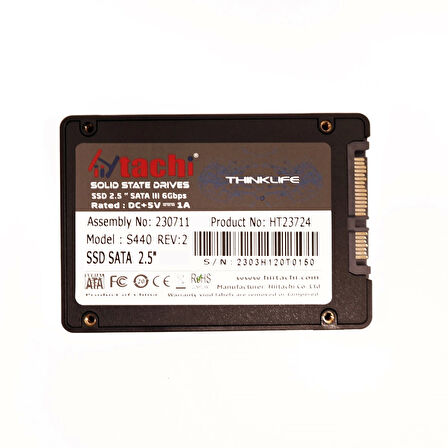 500GB HiiTachi Sata 3 Ultra SSD