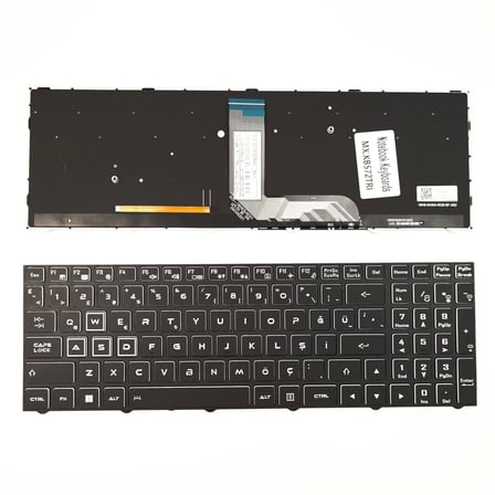 Monster Abra A7 V12.8 Notebook Klavye Işıklı