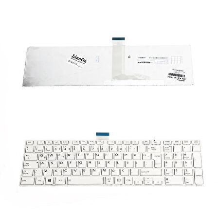 Toshiba Satellite C855 Klavye Tuş Takımı Beyaz