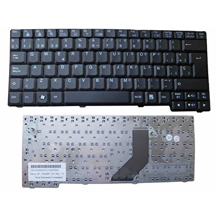 LG C50 Notebook Klavye Siyah Türkçe