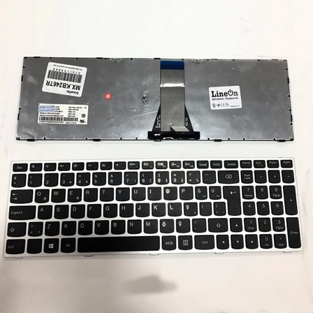 Lenovo IDEAPAD Ideapad 300-15IBR Notebook Klavye Gri Çerçeve