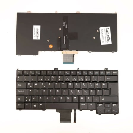 Dell Latitude E7240 Notebook Klavye Işıklı
