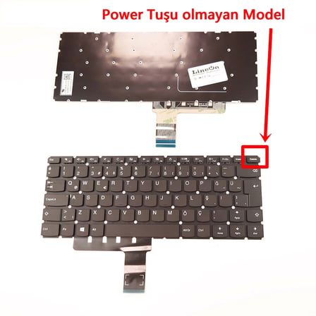 Lenovo Ideapad PK130SS2A08 Notebook Klavye Tuş Takımı V.2