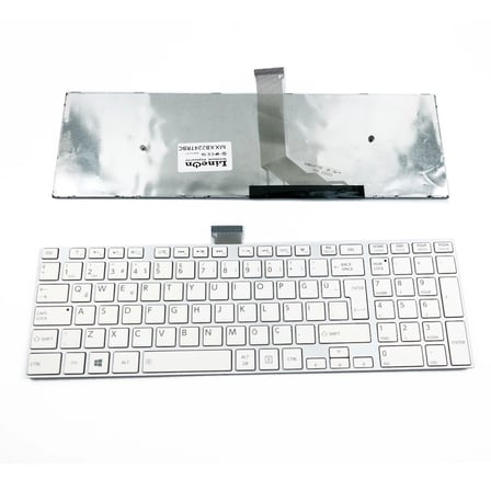 Toshiba Satellite C50-A-1KZ Beyaz Klavye Tuş Takımı (Çerçeveli)