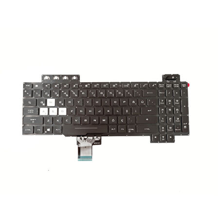 Asus TUF Gaming FX505DD, FX505DT Notebook Klavye Işıklı (RGB)