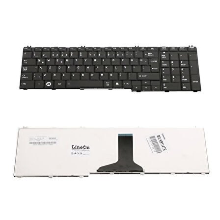 Toshiba Satellite L650-1HR Notebook Klavye Siyah